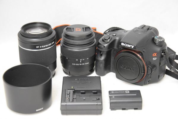 SONY α57 ダブルズームレンズキットSLT-A57Y-